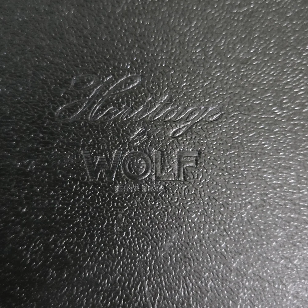 WOLF Red Jewelry Box with Silver Lock